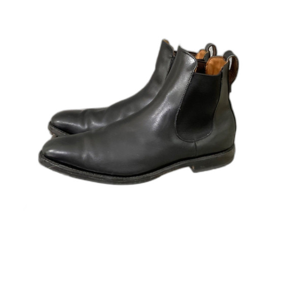 Allen Edmonds LIVERPOOL Men's Leather Chelsea Boots 10 D Black - Picture 1 of 13